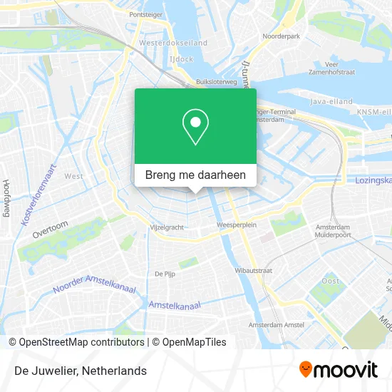 De Juwelier kaart