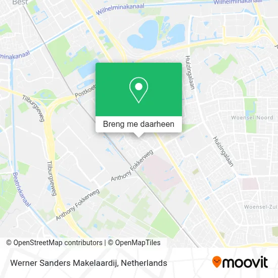 Werner Sanders Makelaardij kaart