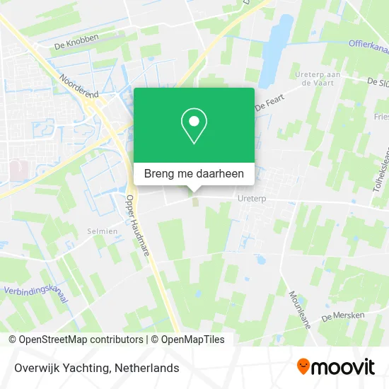 Overwijk Yachting kaart