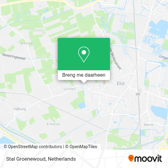 Stal Groenewoud kaart