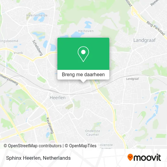 Sphinx Heerlen kaart