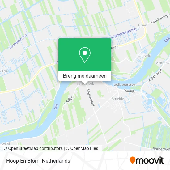 Hoop En Blom kaart