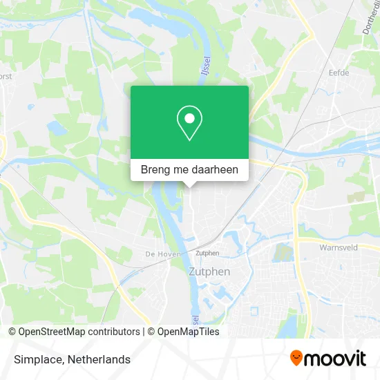 Simplace kaart