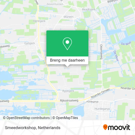 Smeedworkshop kaart