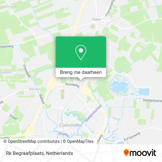 Rk Begraafplaats kaart