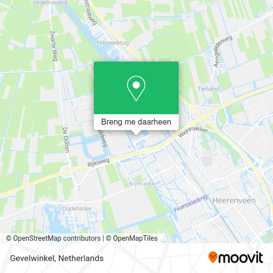 Gevelwinkel kaart