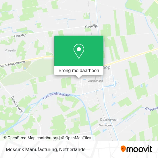 Messink Manufacturing kaart