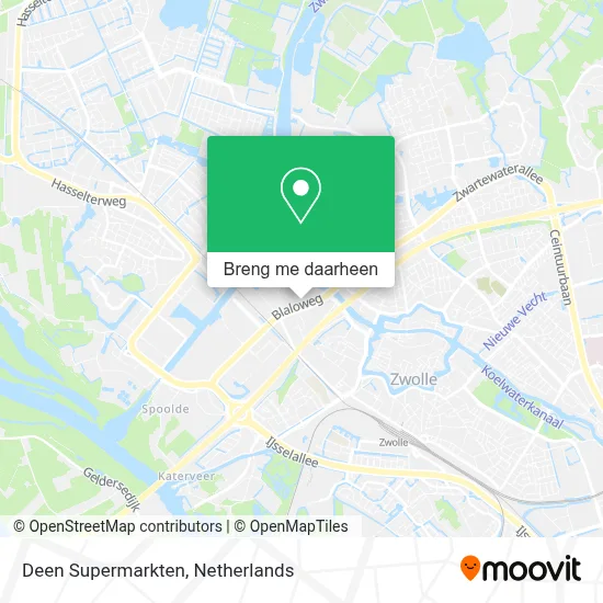 Deen Supermarkten kaart