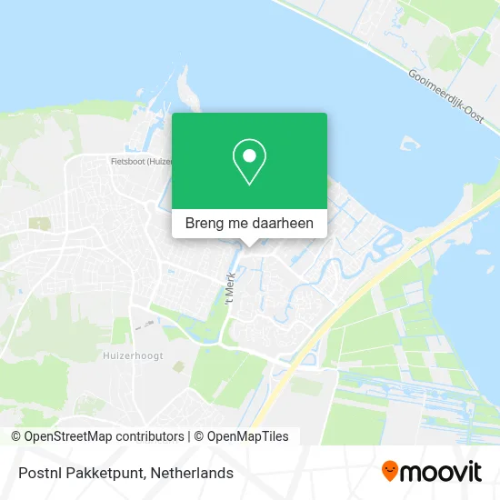 Postnl Pakketpunt kaart