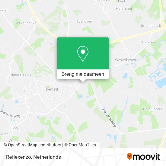 Reflexenzo kaart