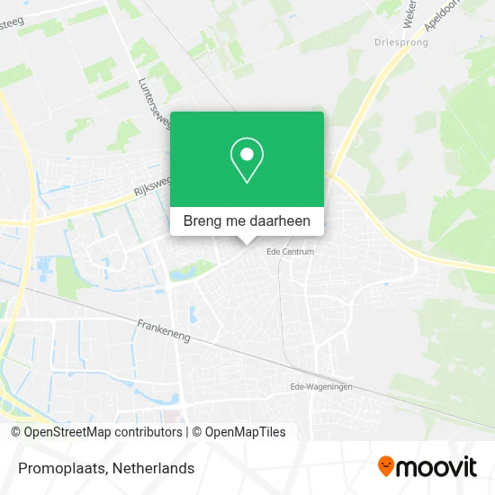 Promoplaats kaart