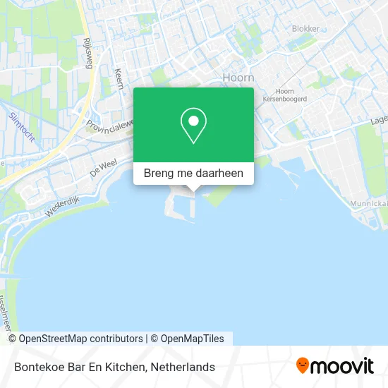 Bontekoe Bar En Kitchen kaart