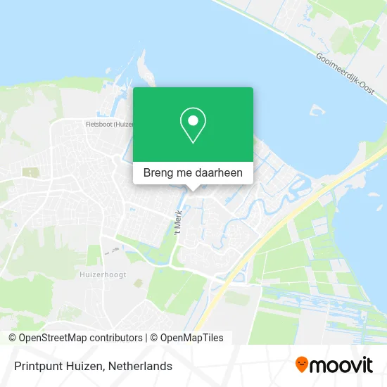 Printpunt Huizen kaart
