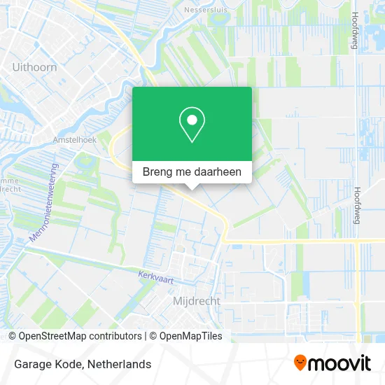 Garage Kode kaart