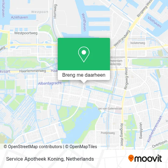 Service Apotheek Koning kaart