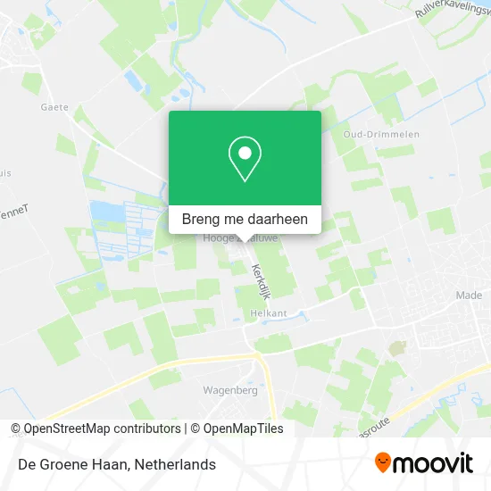 De Groene Haan kaart