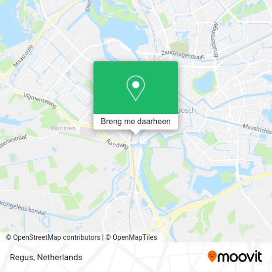 Regus kaart