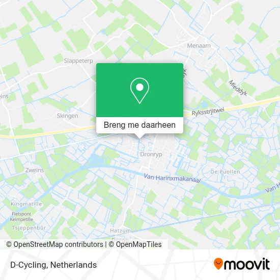 D-Cycling kaart