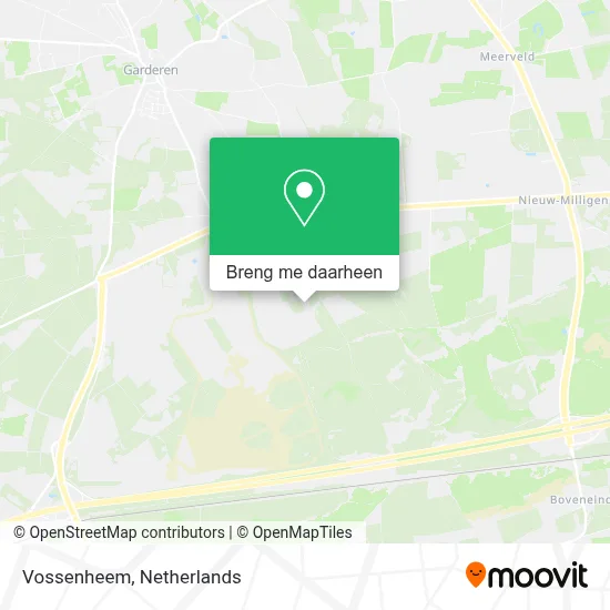 Vossenheem kaart
