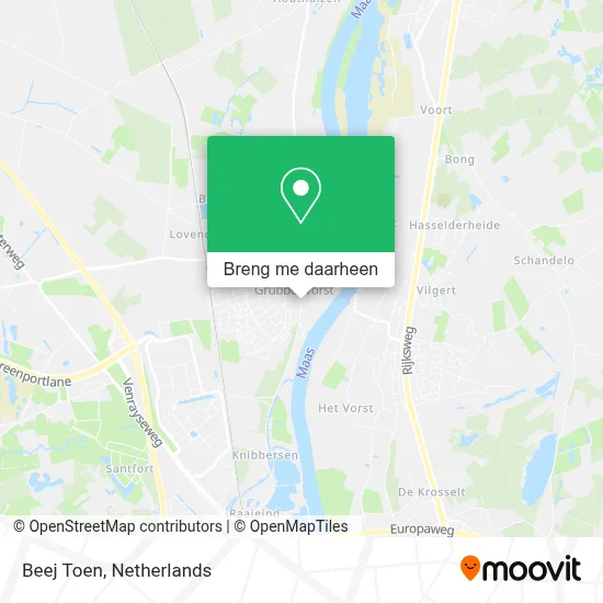 Beej Toen kaart