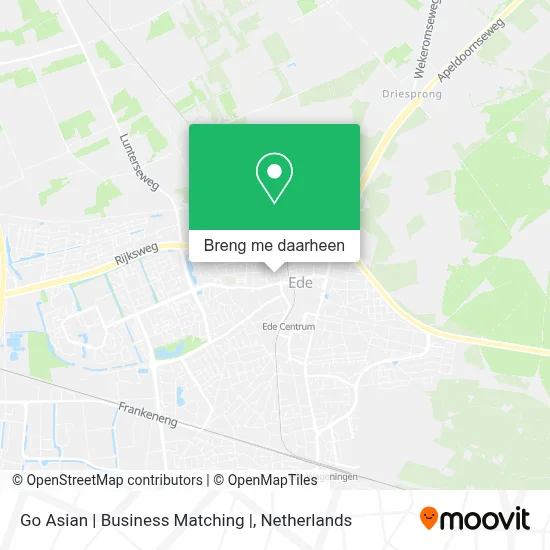 Go Asian | Business Matching | kaart