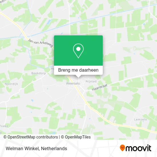 Welman Winkel kaart