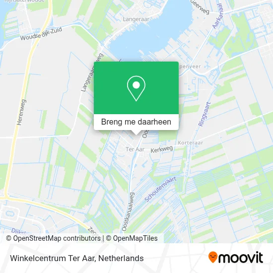 Winkelcentrum Ter Aar kaart