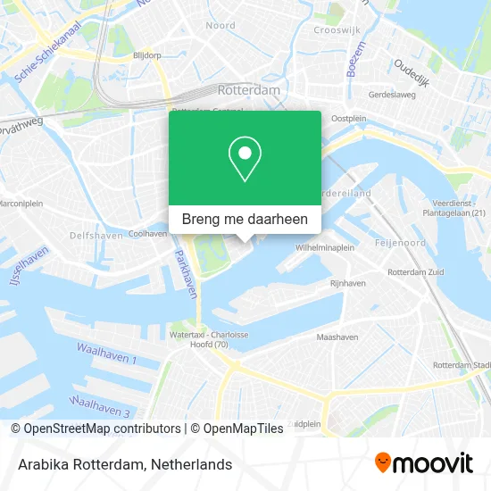 Arabika Rotterdam kaart