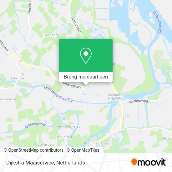 Dijkstra Maaiservice kaart