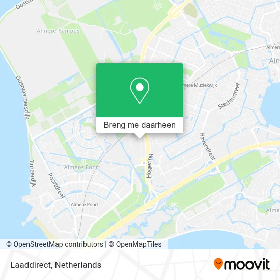 Laaddirect kaart
