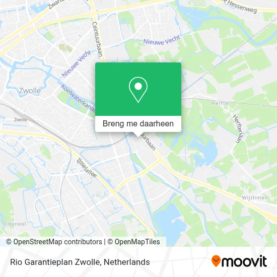 Rio Garantieplan Zwolle kaart