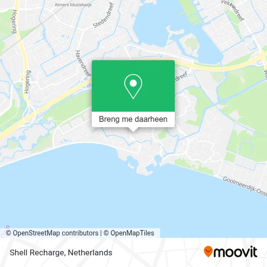 Shell Recharge kaart