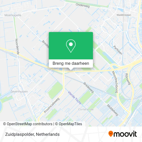 Zuidplaspolder kaart