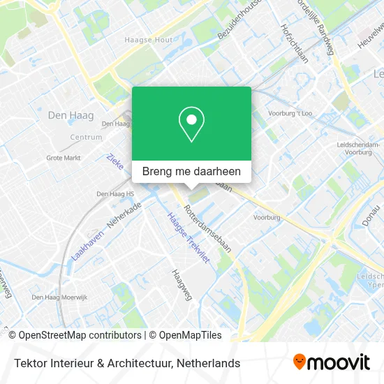 Tektor Interieur & Architectuur kaart