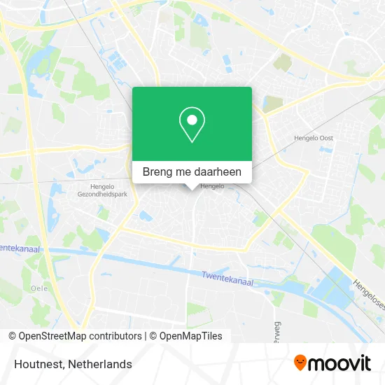 Houtnest kaart