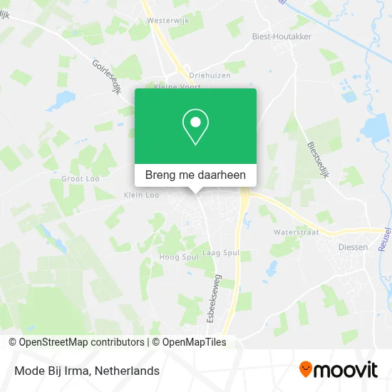 Mode Bij Irma kaart