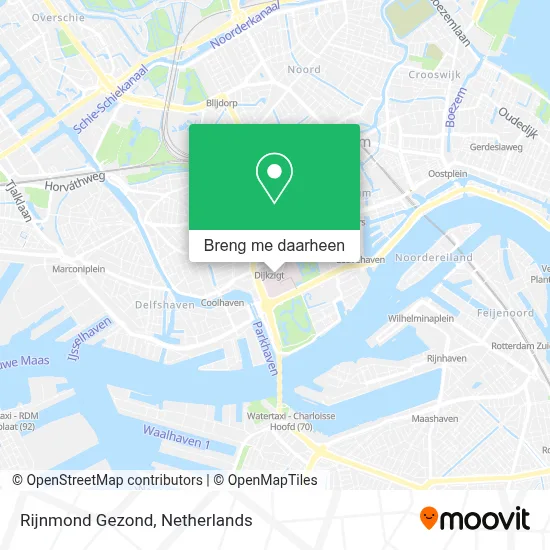 Rijnmond Gezond kaart