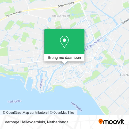 Verhage Hellevoetsluis kaart