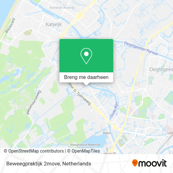 Beweegpraktijk 2move kaart