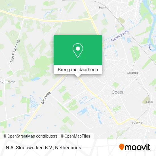 N.A. Sloopwerken B.V. kaart