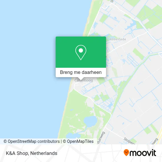 K&A Shop kaart
