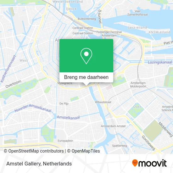 Amstel Gallery kaart
