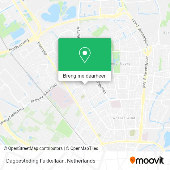 Dagbesteding Fakkellaan kaart