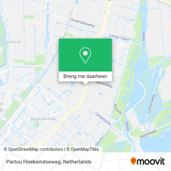 Partou Hoekeindseweg kaart