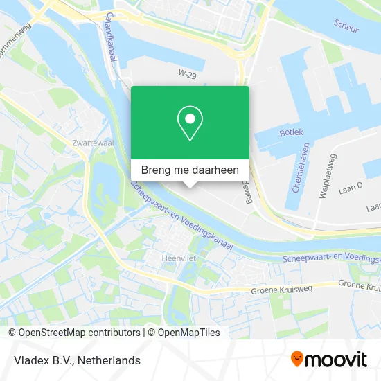 Vladex B.V. kaart