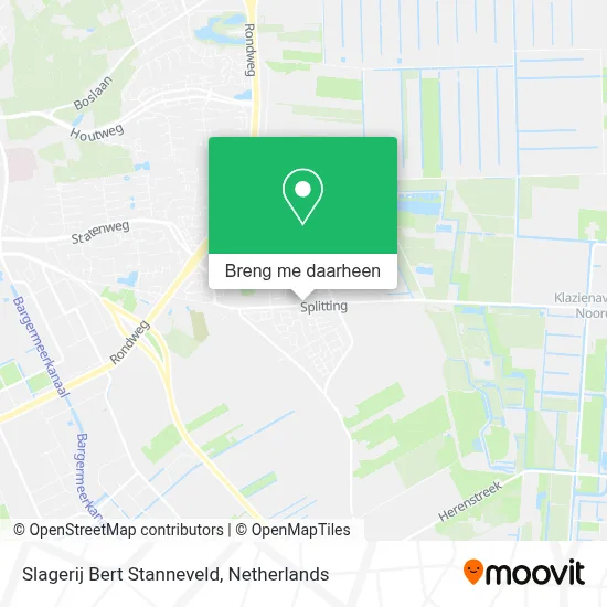Slagerij Bert Stanneveld kaart