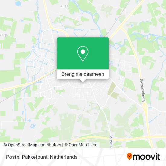 Postnl Pakketpunt kaart