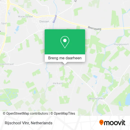 Rijschool Vlnr kaart