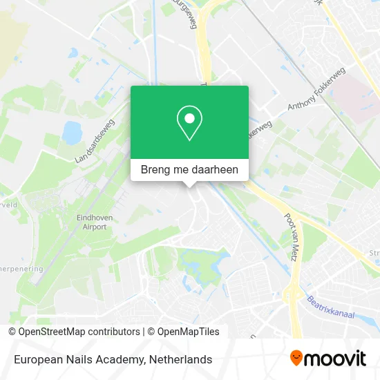 European Nails Academy kaart