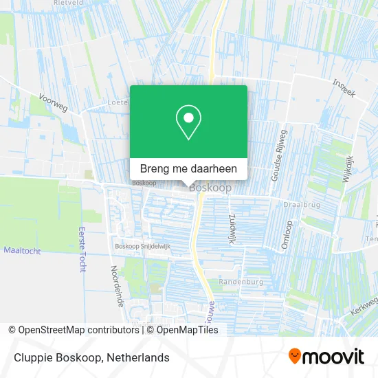 Cluppie Boskoop kaart